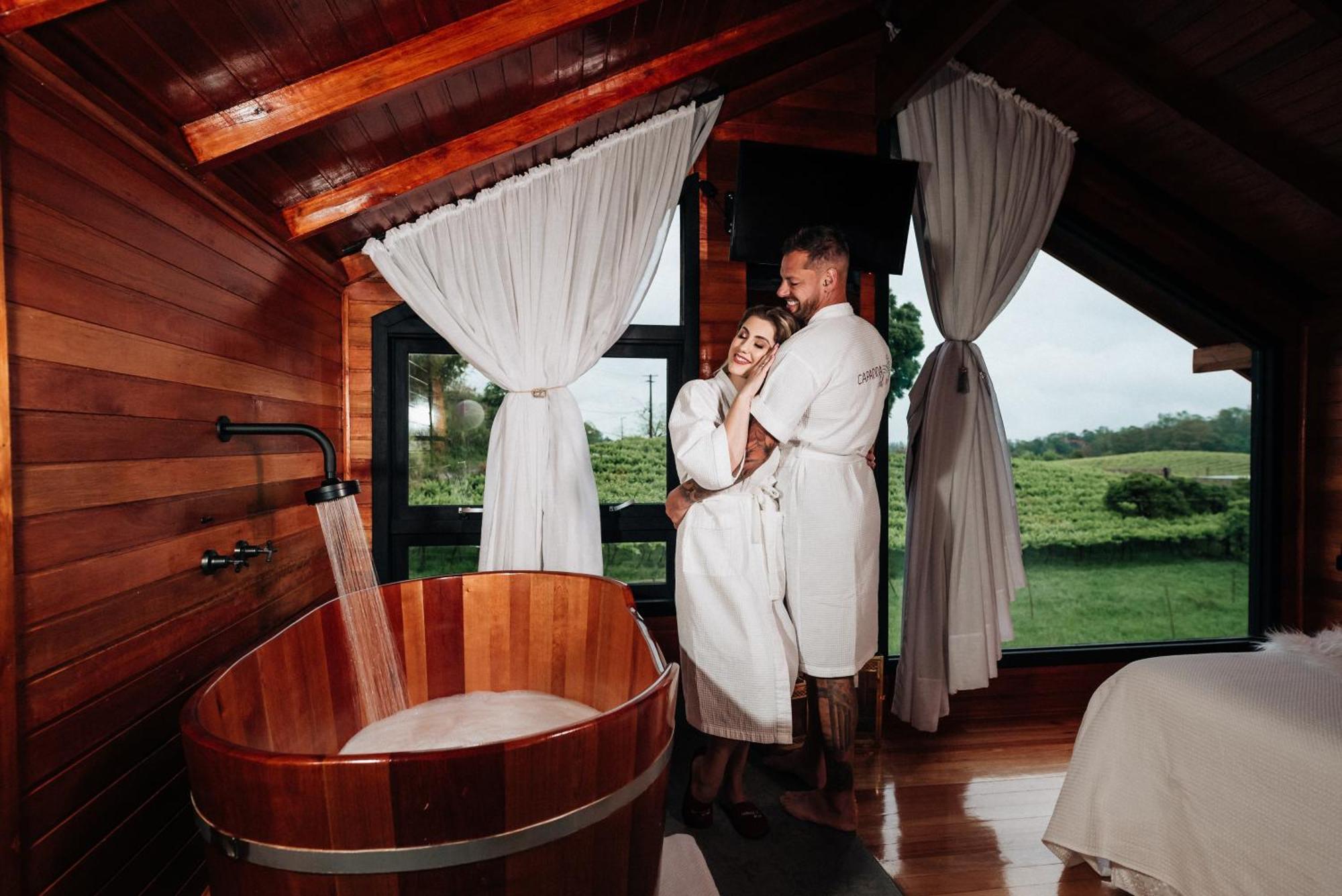 Capanna Del Vale - Um Refugio No Vale Dos Vinhedos Com Experiencia Exclusiva De Degustacao Na Vinicola Dom Candido Bento Gonçalves Eksteriør billede